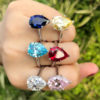 925 Sterling Silver Ruby Ring