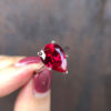 925 Sterling Silver Ruby Ring