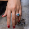Multiple Stone 925 Silver Ring