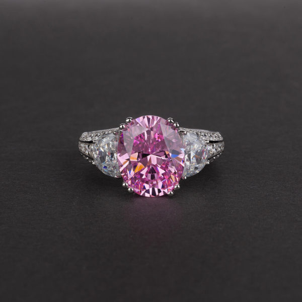 pink diamond engagement ring