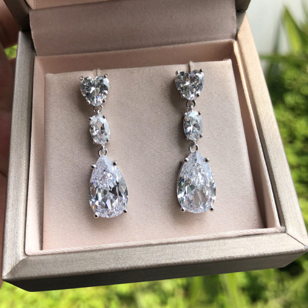 best quality cubic zirconia earrings
