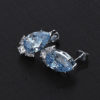 Drop Pink Zirconia Stud Earring