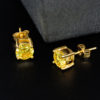 cubic zirconia ear studs