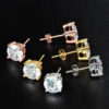 cubic zirconia ear studs