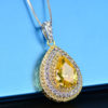 cubic zirconia necklace
