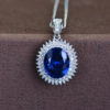 blue sapphire necklace