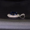 blue sapphire necklace