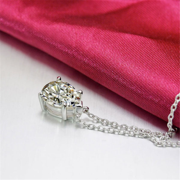 Tear Drop Diamond Necklace