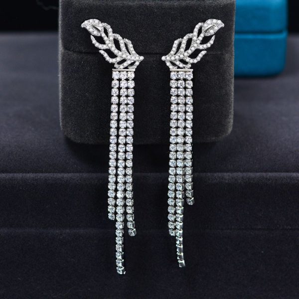 zircon-paved-leaf-tassel-earrings-925-silver