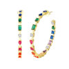 14k gold hoop earring
