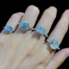 925 silver zircon ring