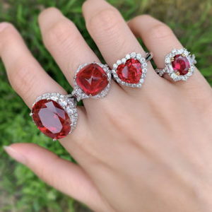 Ruby 925 Sterling Silver Rings