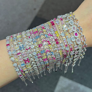 Tennis chain bracelets
