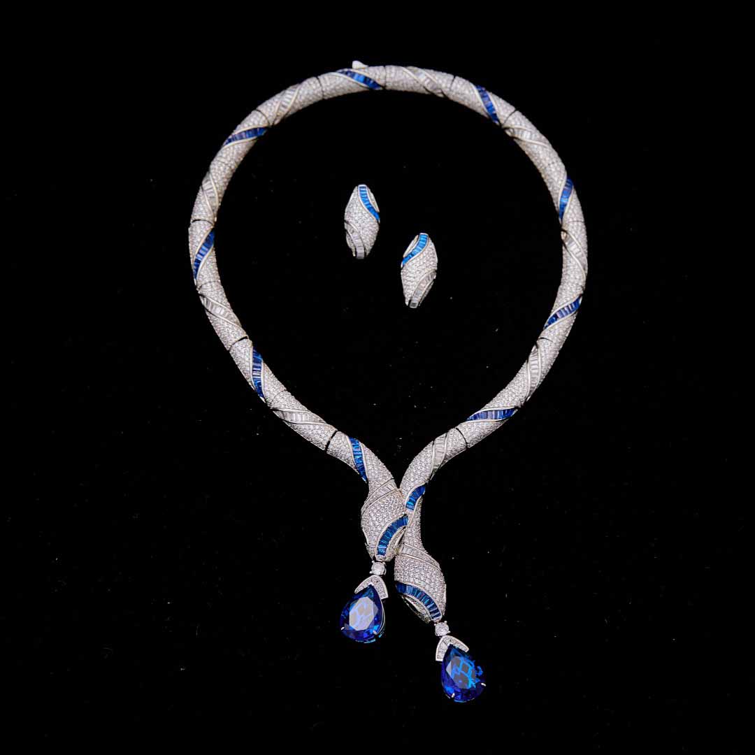 DFN01-1 Snake Design Jewelry Set