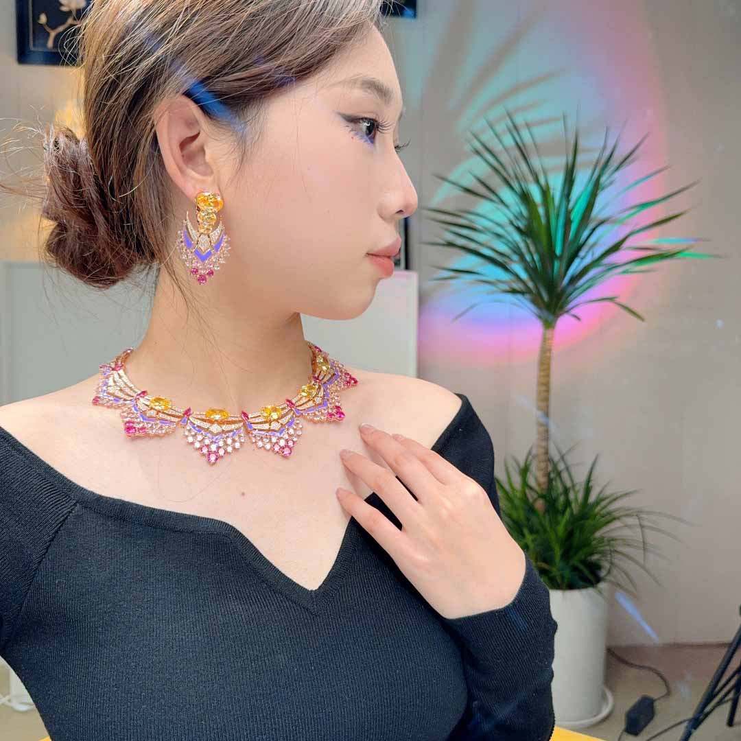 DFNS02-2 necklace earring sets