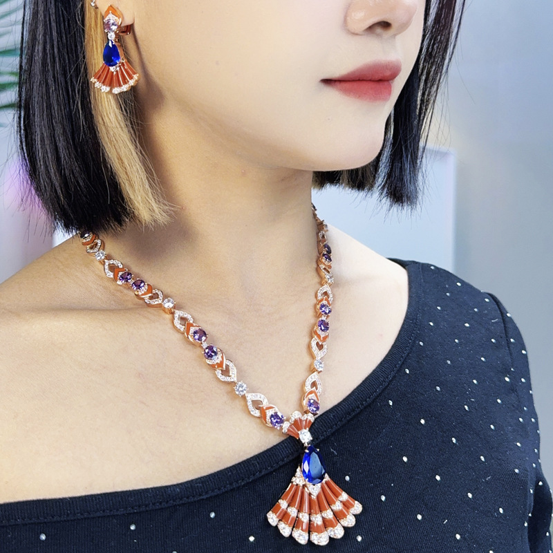 SZXL007-4 necklace earring sets